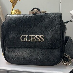 Vintage Black Guess Crossbody Purse